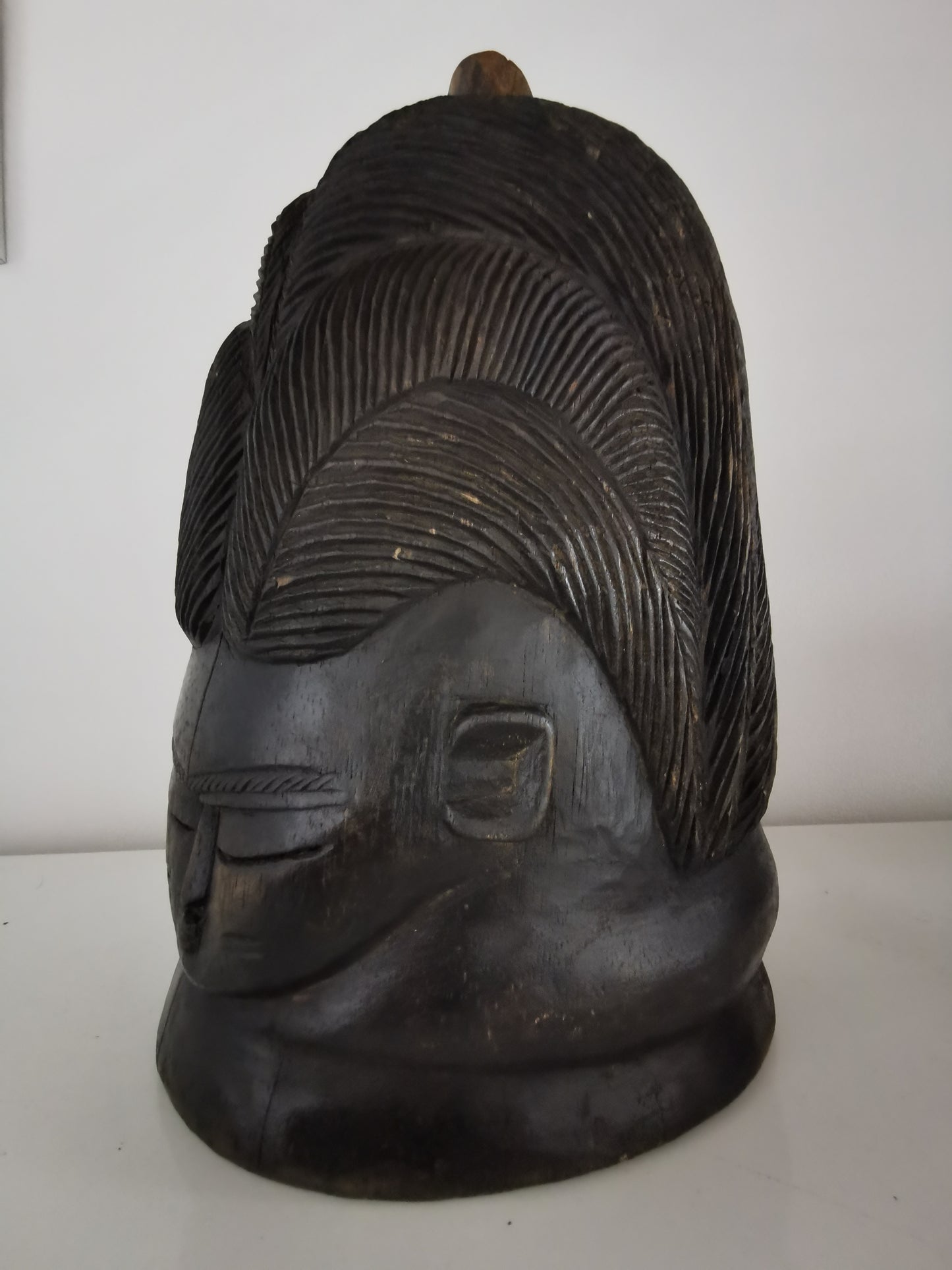 Mende Sowei Helmet Mask (ebonised)