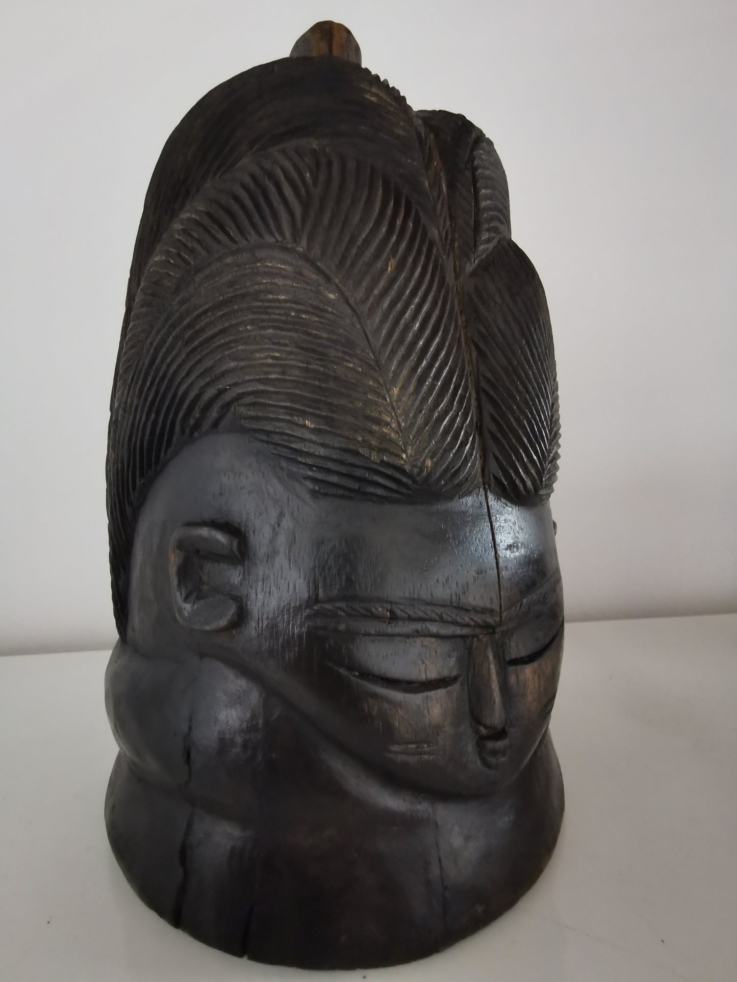Mende Sowei Helmet Mask (ebonised)