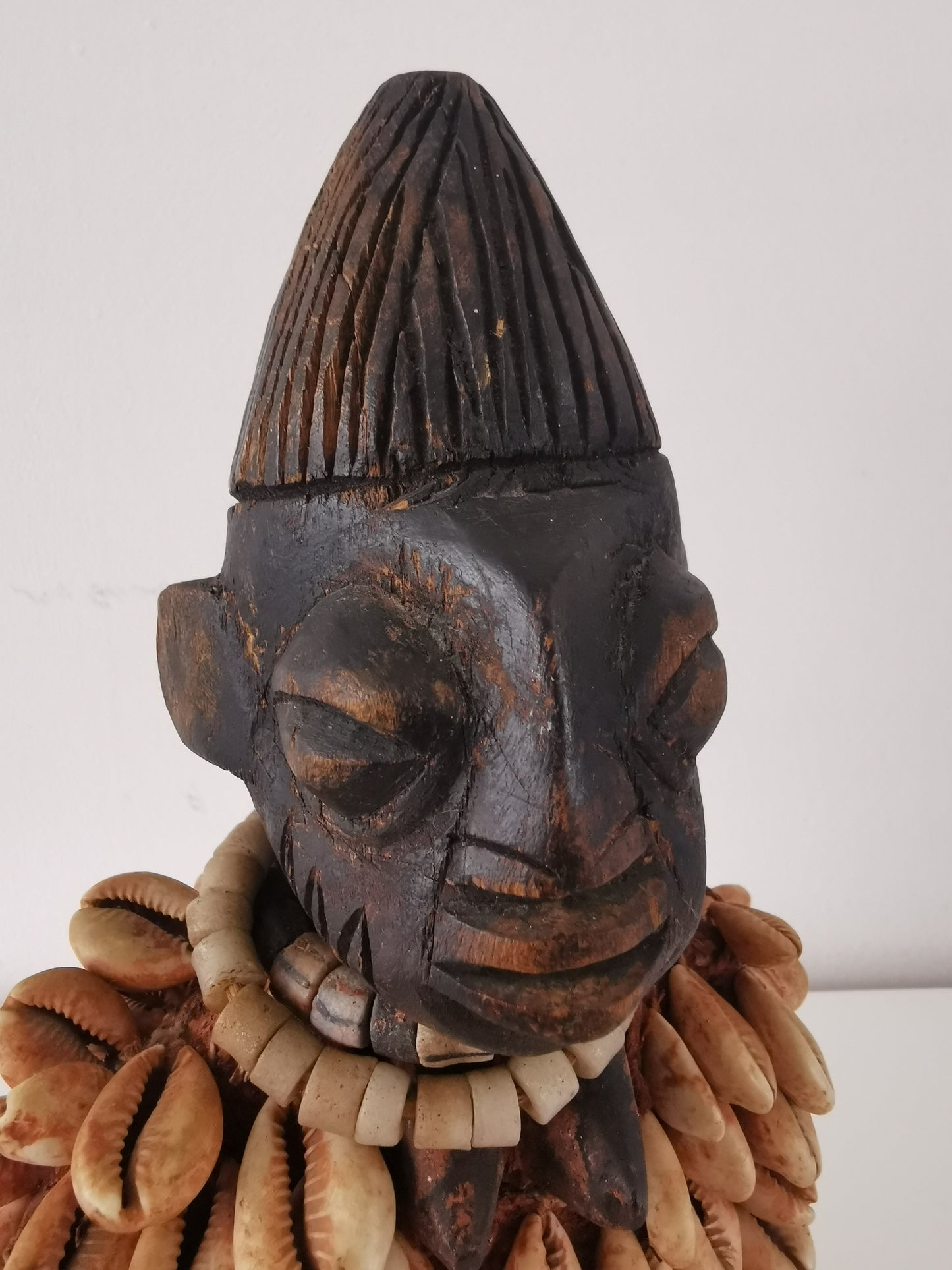 Yoruba Tribe Female Figure with Cowrie Cloak, Nigeria