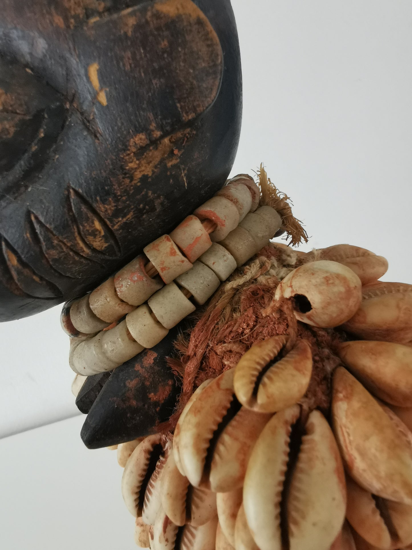 Yoruba Ibeji TwinFemale Figure with Cowrie Cloak, Nigeria