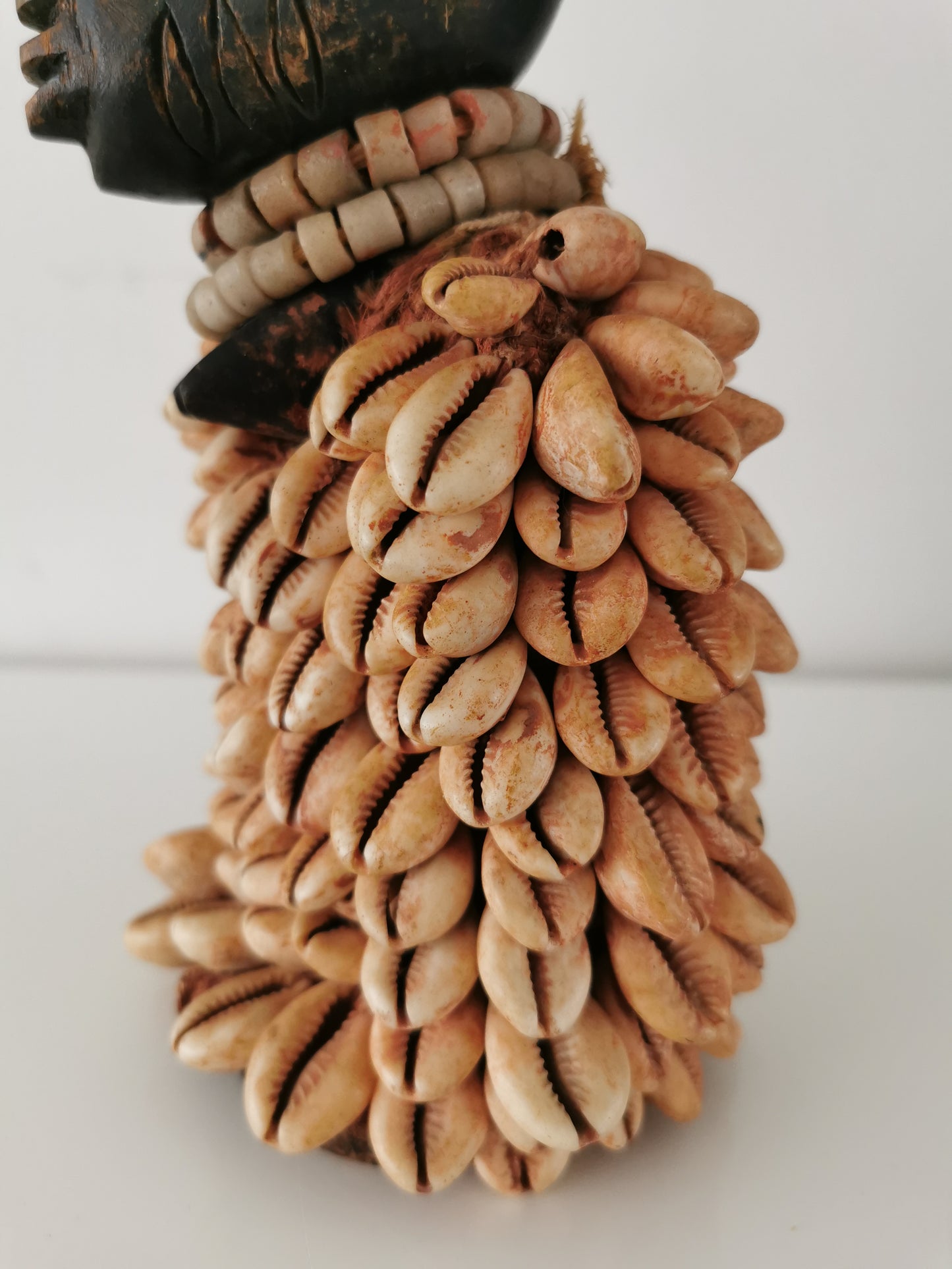 Yoruba Ibeji TwinFemale Figure with Cowrie Cloak, Nigeria