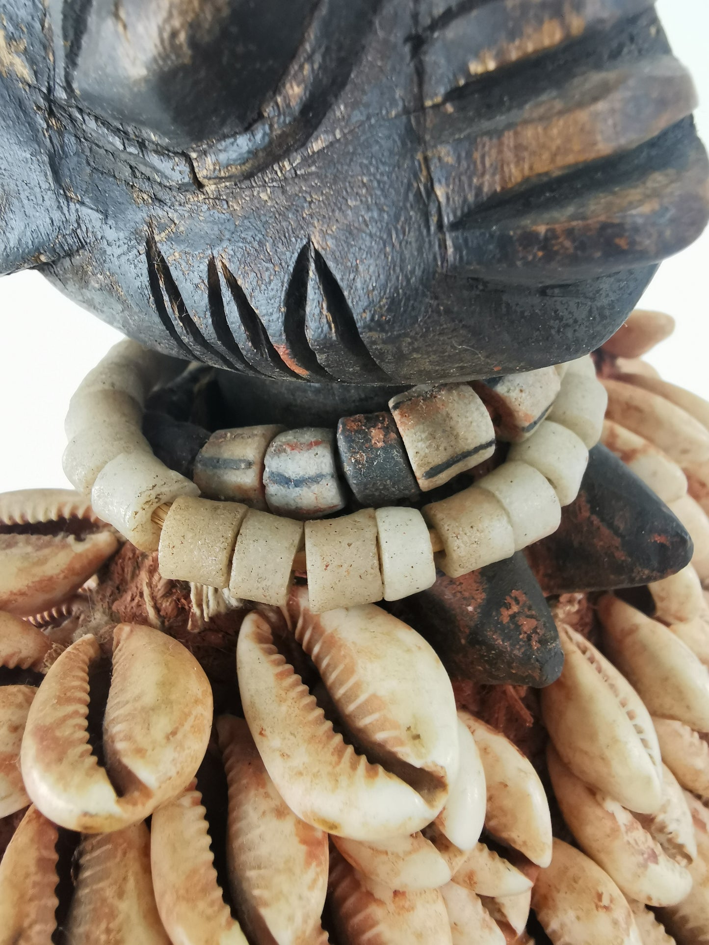 Yoruba Ibeji TwinFemale Figure with Cowrie Cloak, Nigeria