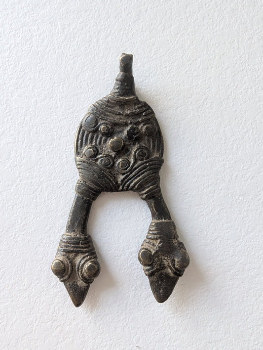 Gan Bronze Amulet Double Headed Snake