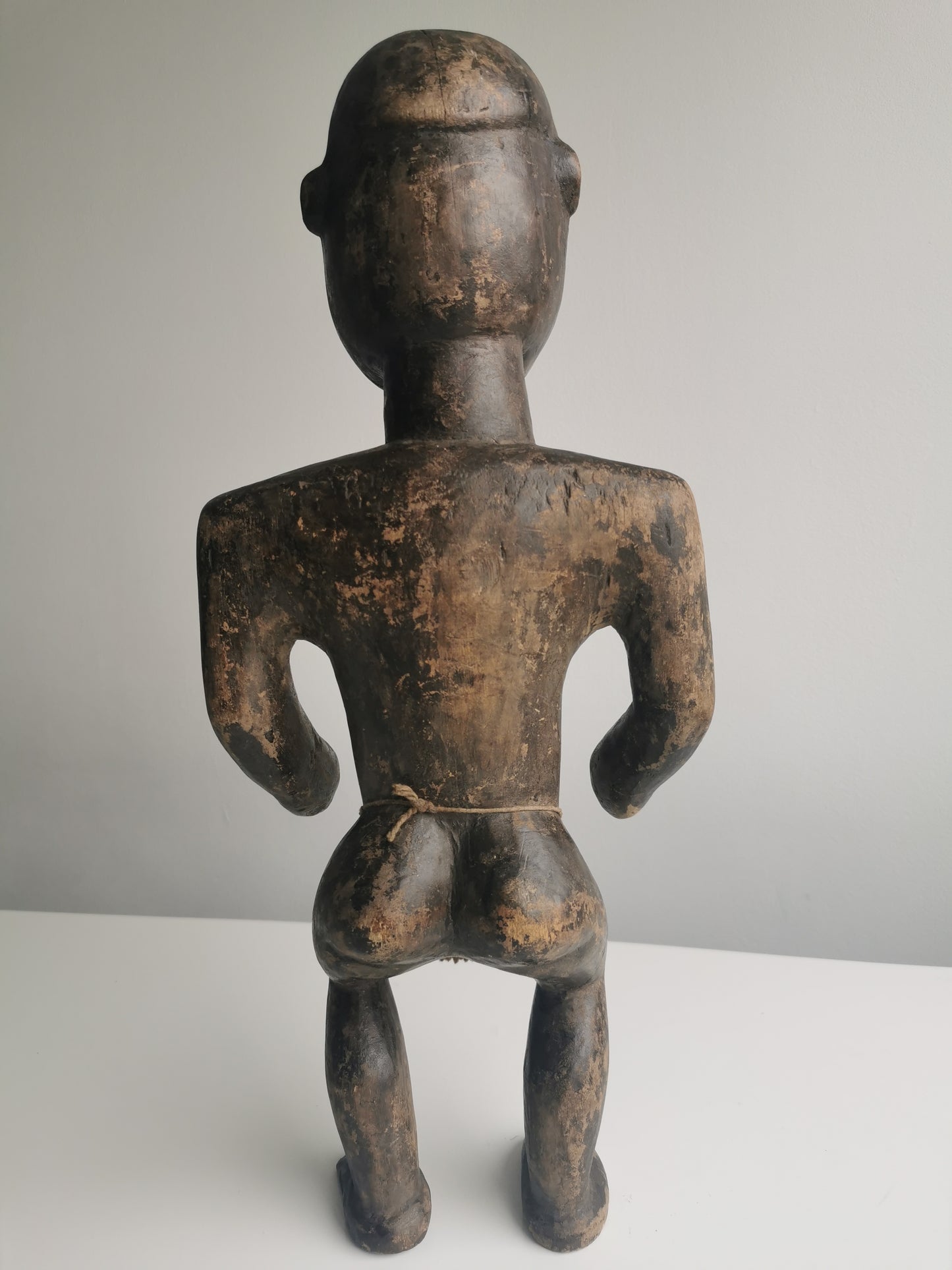 Wood Carved Luba Male Figure