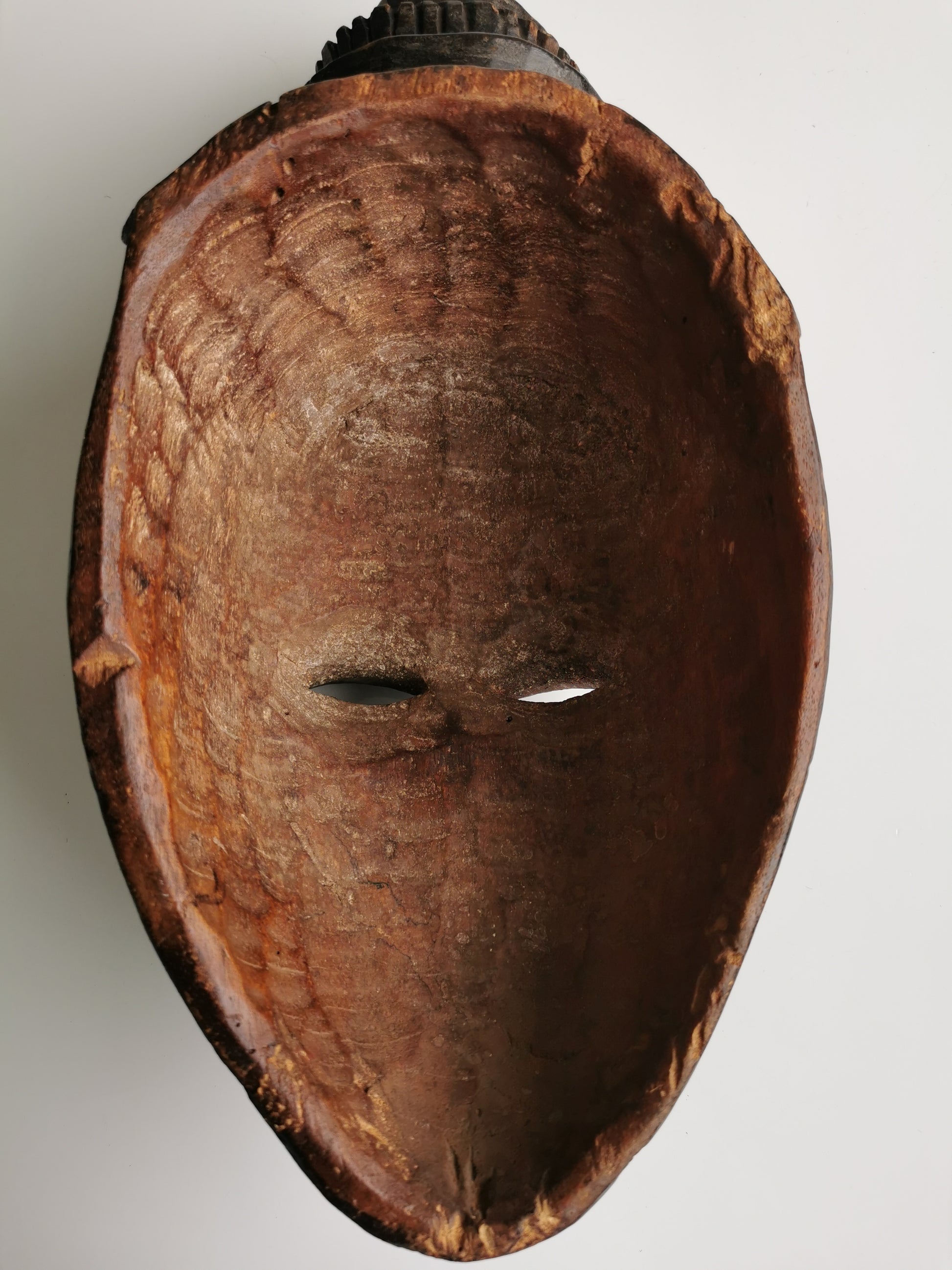 Antique African Yoruba Mask. Back view