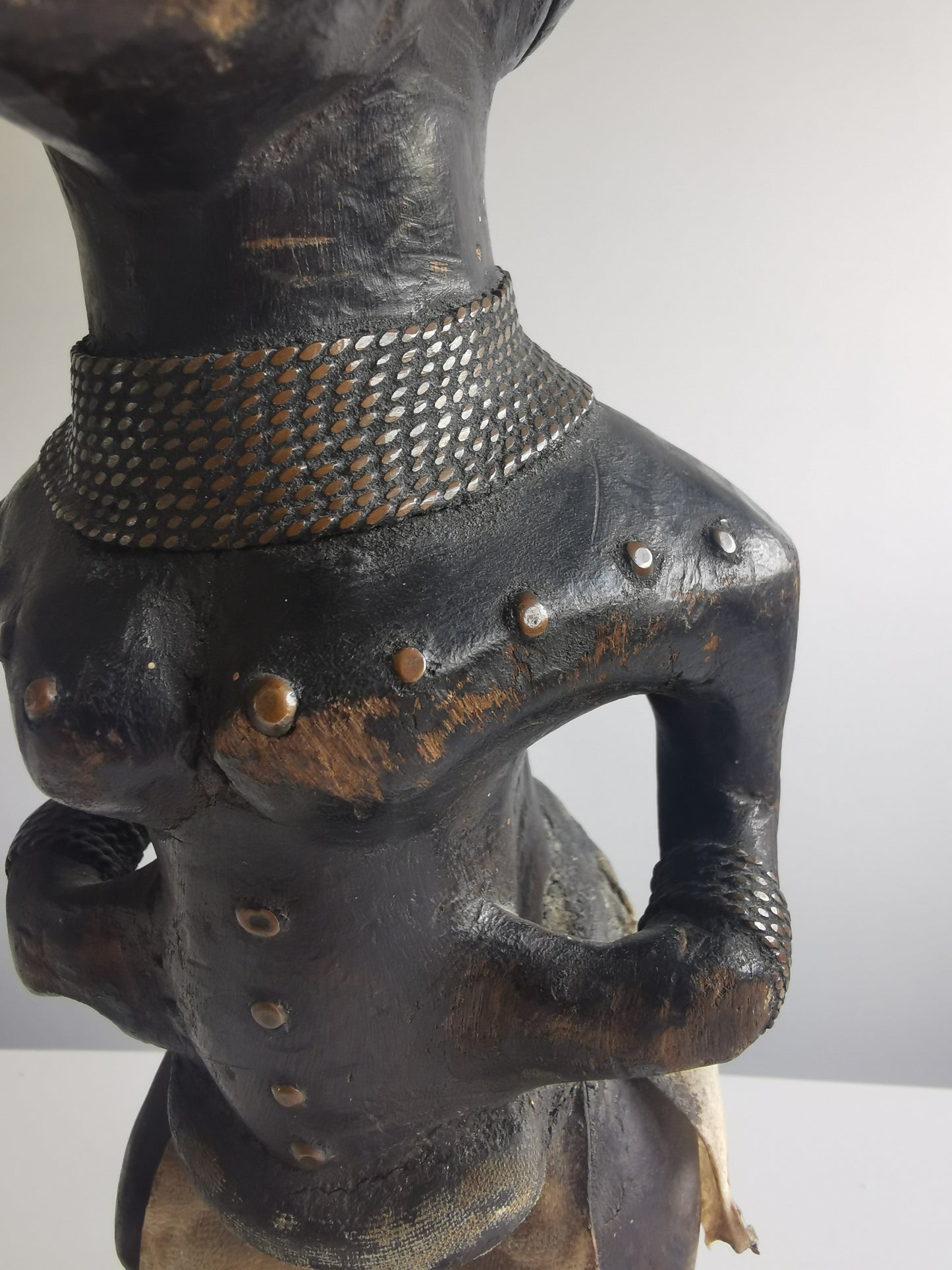 Asie Usu (Bush Spirit Figure)  Baule / Baoule Female Wooden Statue