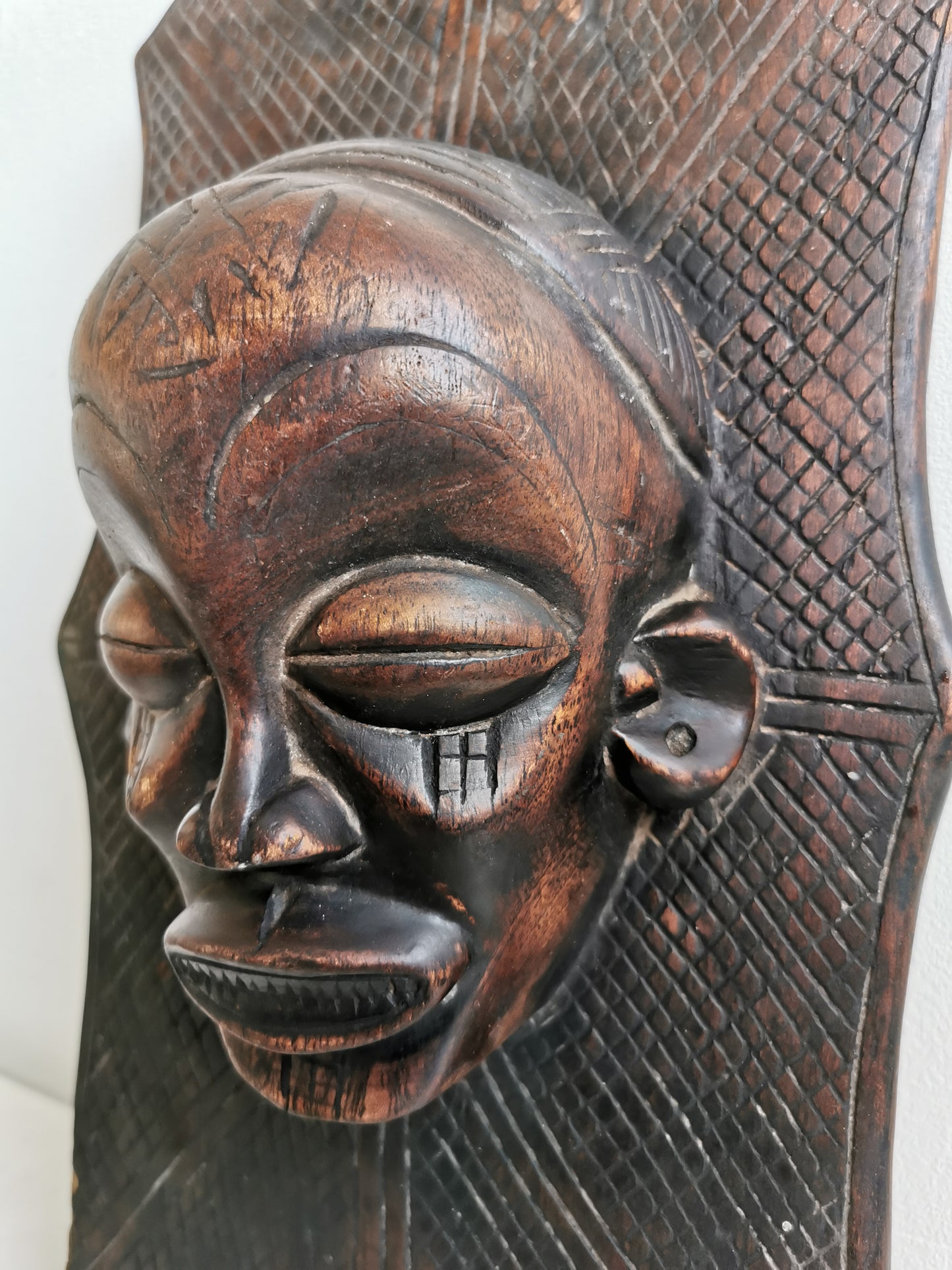 Chokwe (Tshokwe) Mask Plaque Bas-Relief