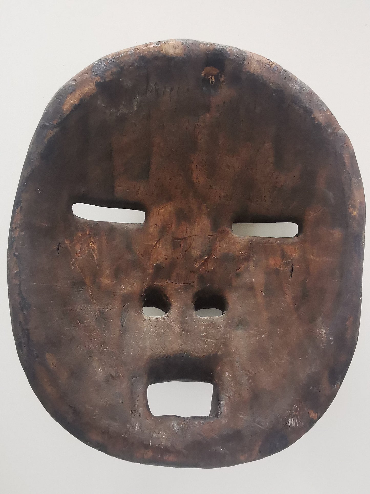 Ashanti Baluba Moon Mask with Copper