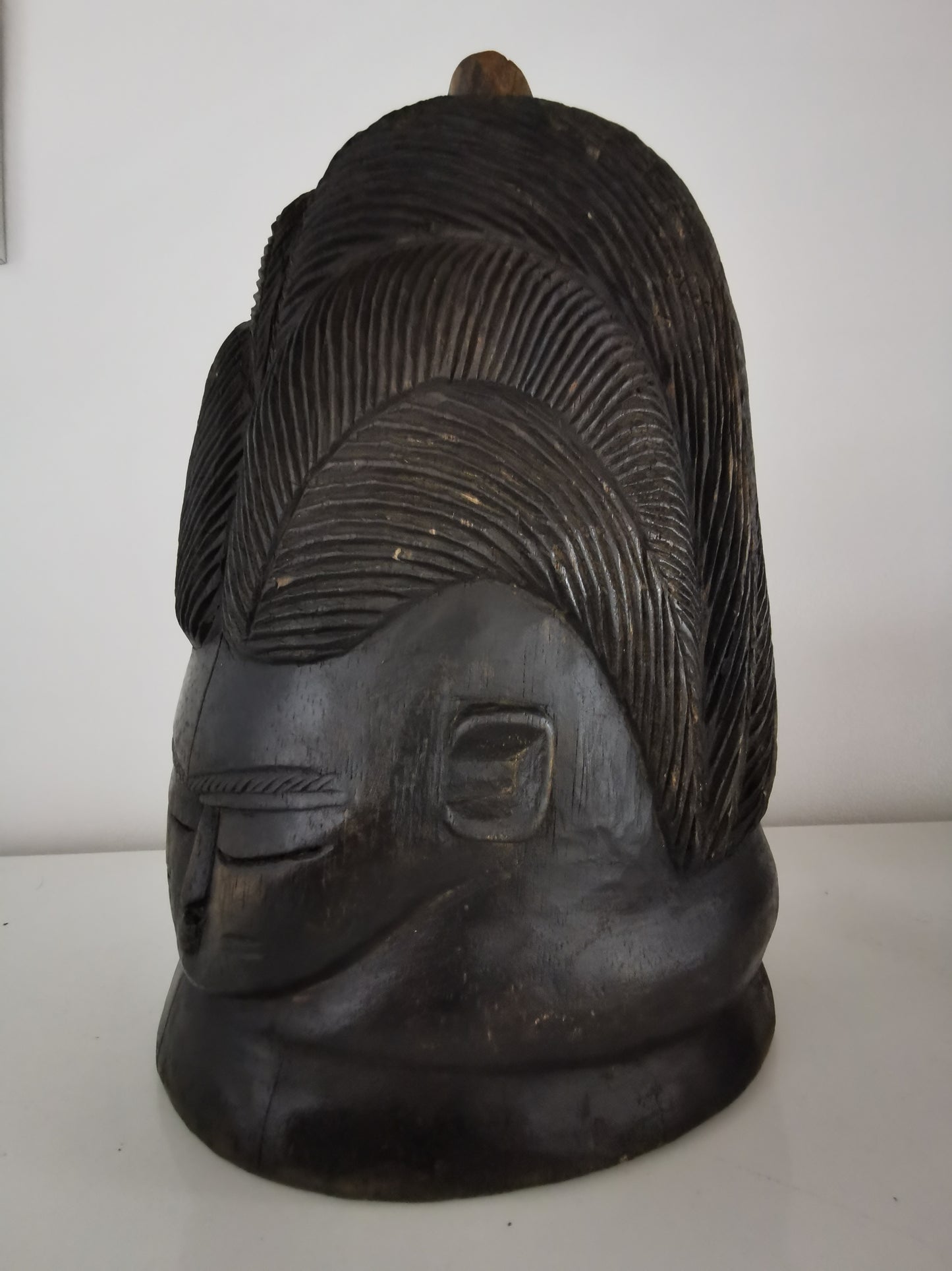 Ebonised Mende Sowei Helmet Mask