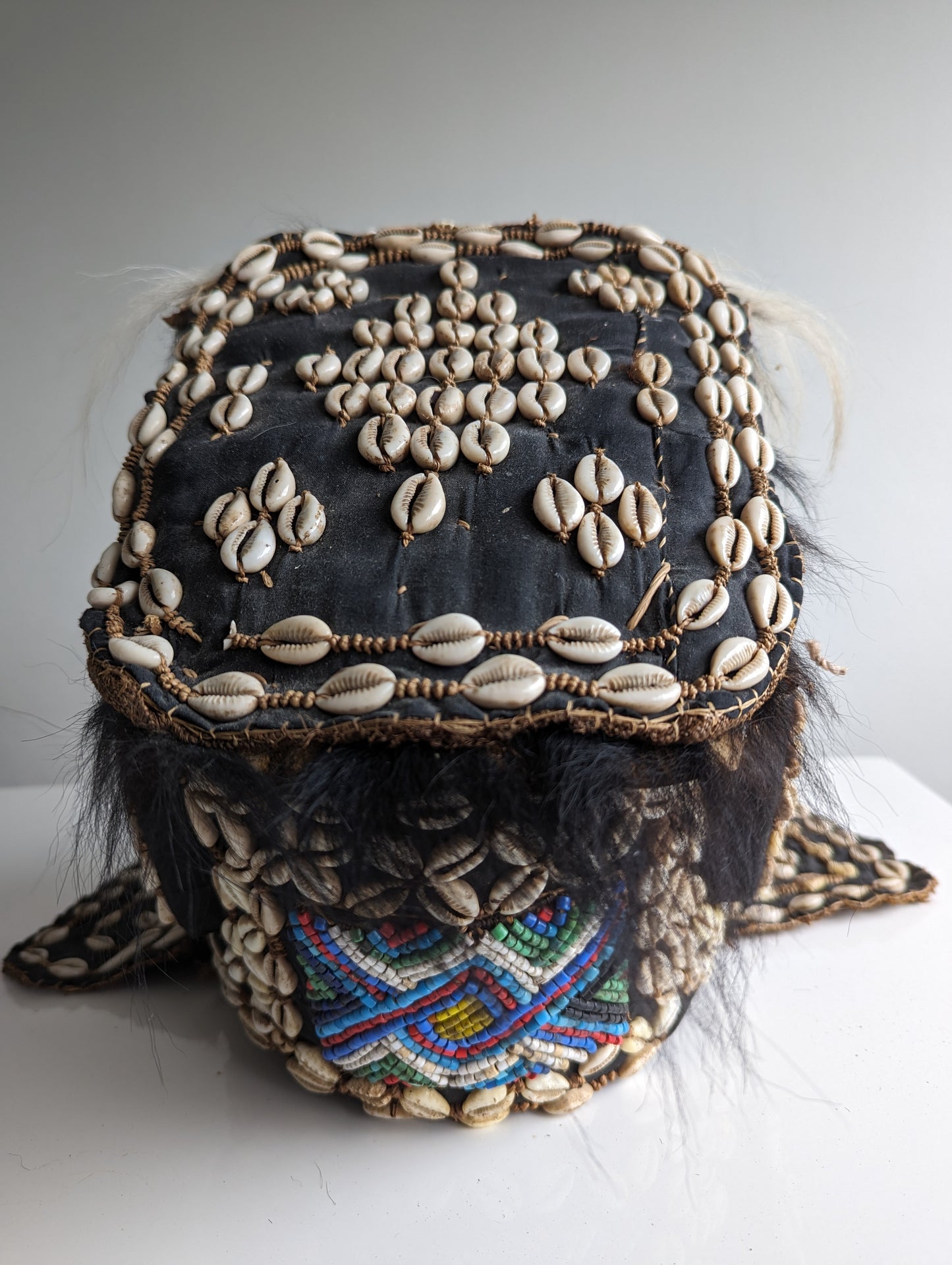 Back view of Royal Kuba Helmet Mask