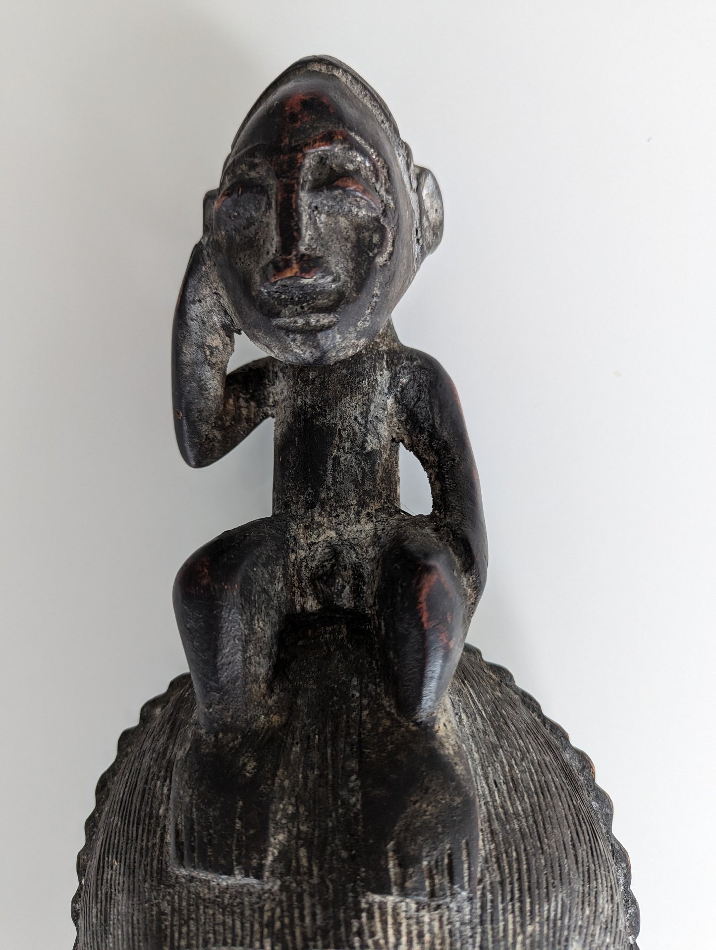 Yaoure Baule Mask with human figure