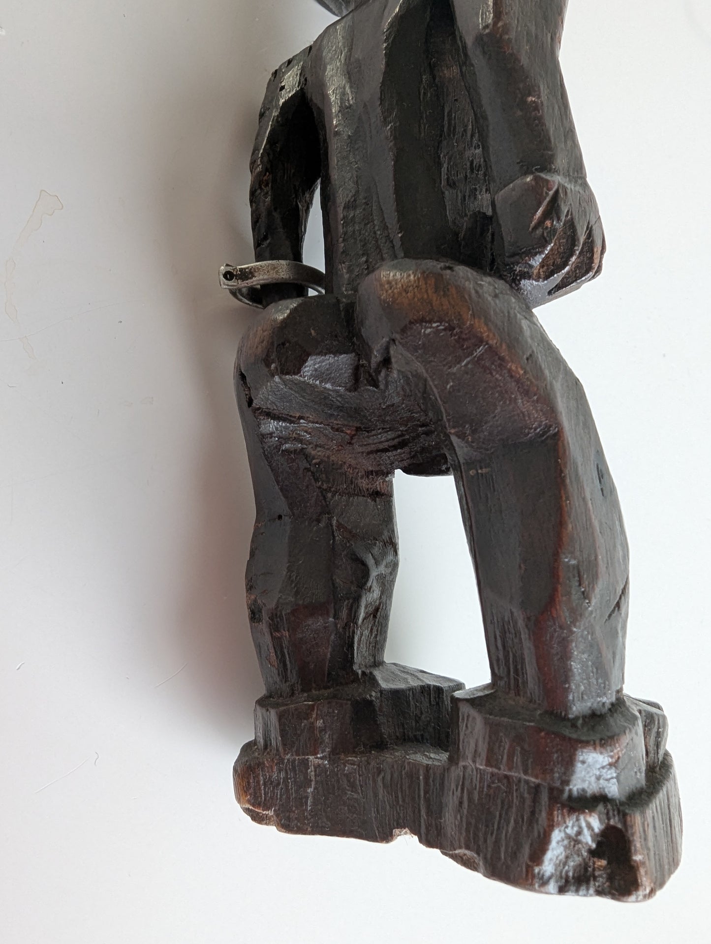 Yoruba Ibeji Carved Wooden Male Figure