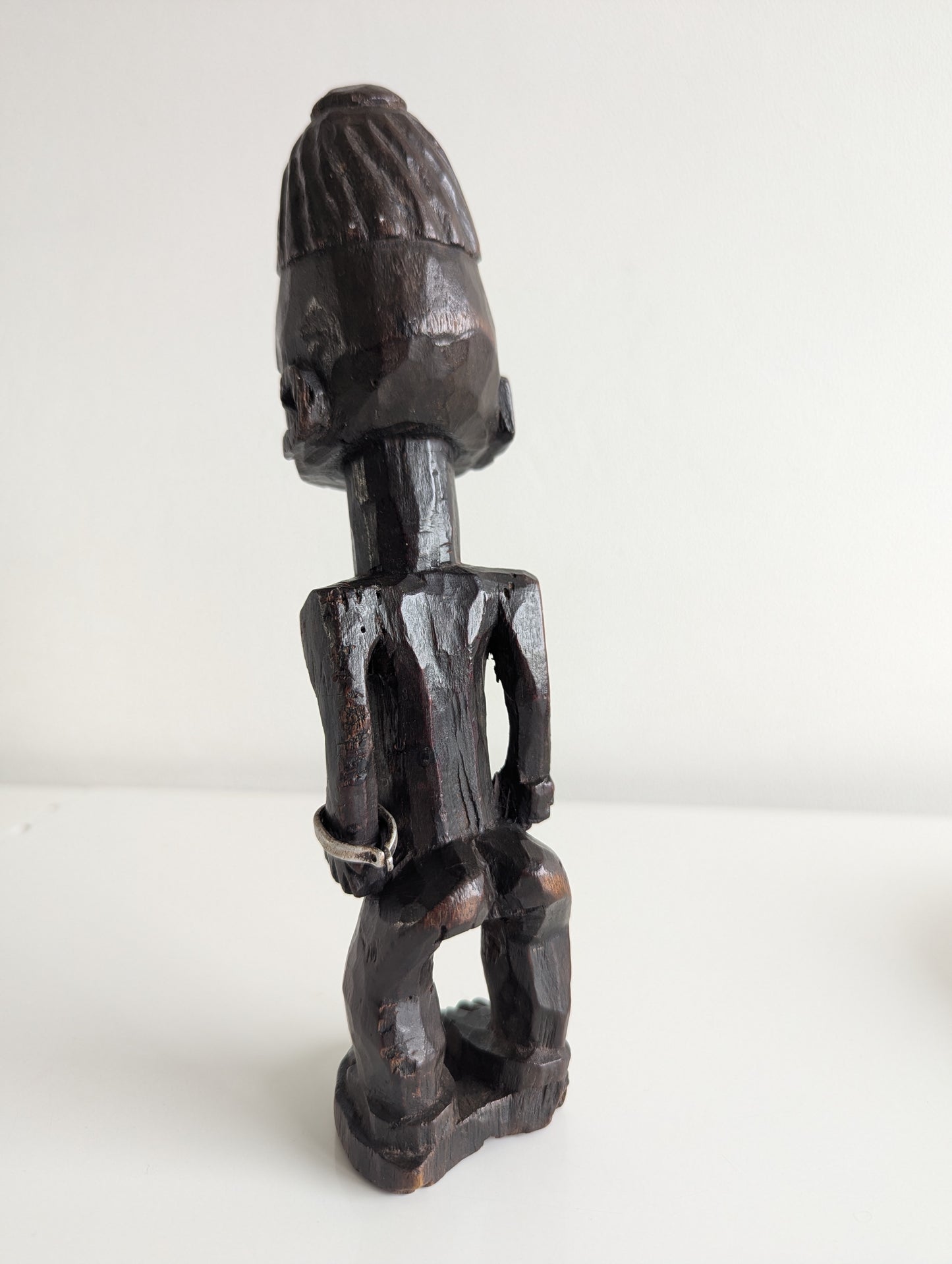 Yoruba Ibeji Carved Wooden Male Figure
