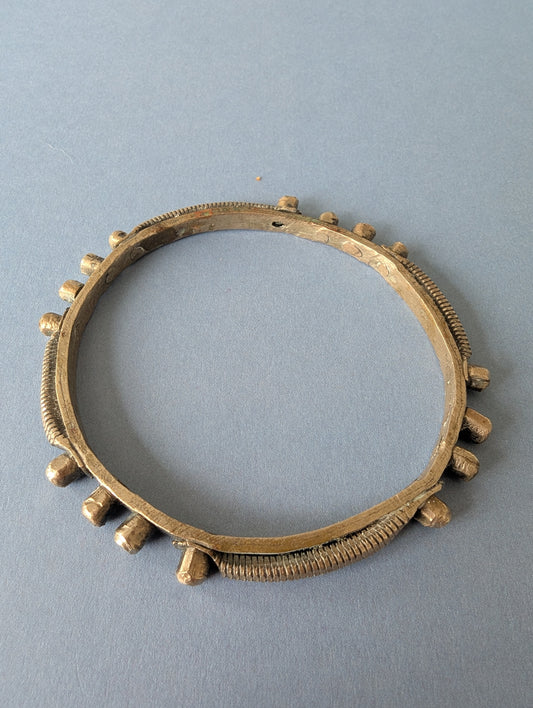 Antique bronze North Africa tribal bangle