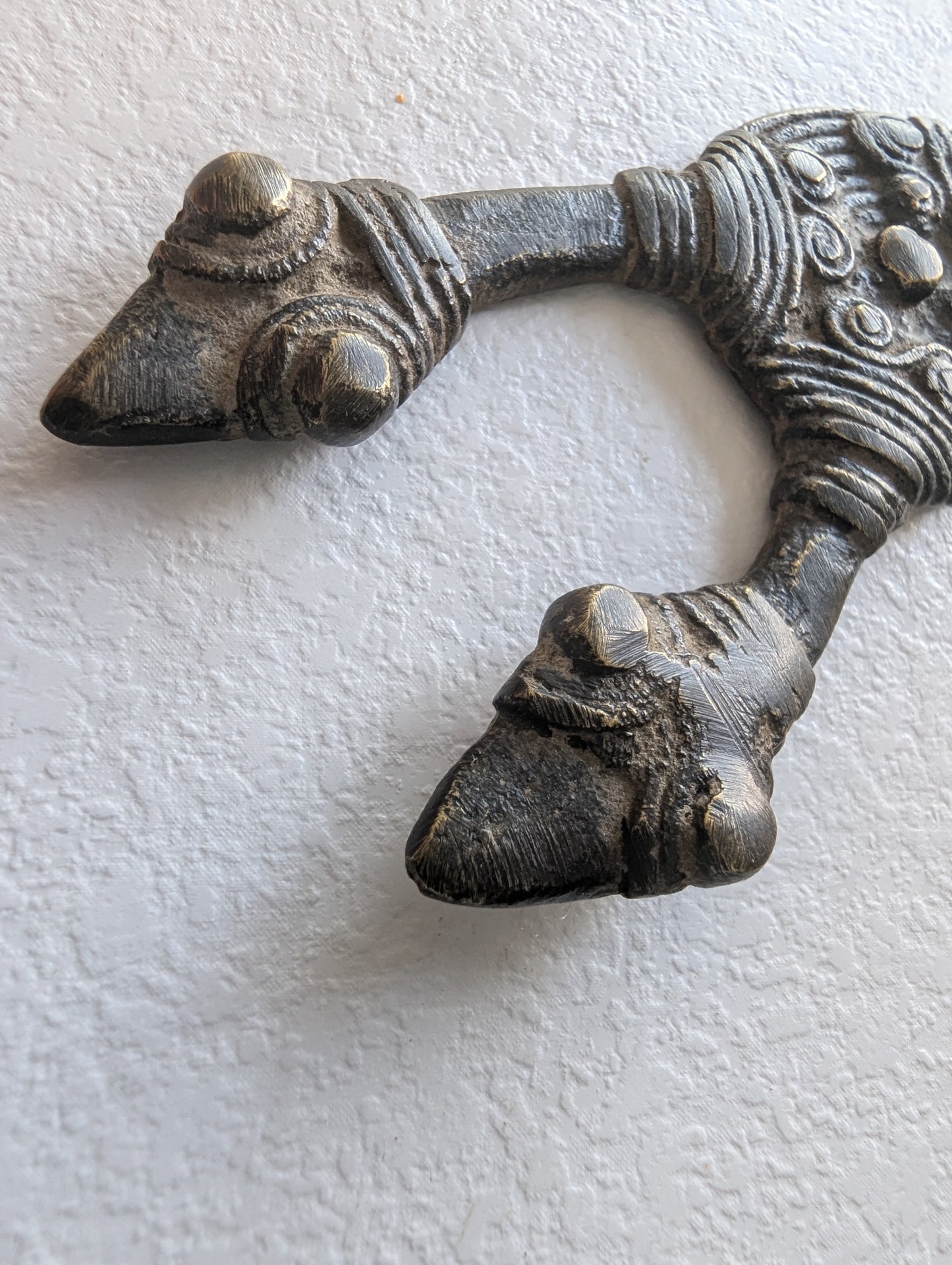 Gan Bronze Amulet Double Headed Snake