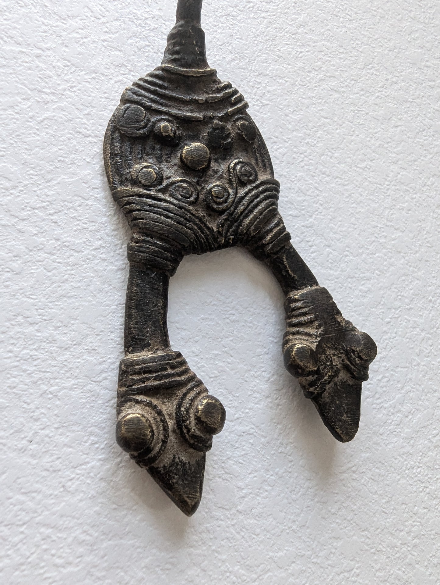 Gan Bronze Amulet Double Headed Snake