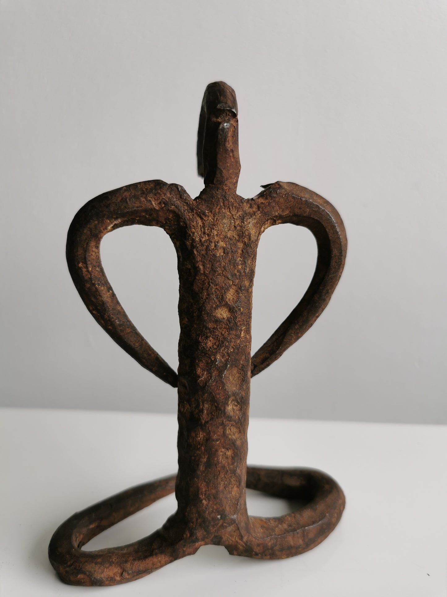 Lobi Zoomorphic Figure, Black Iron