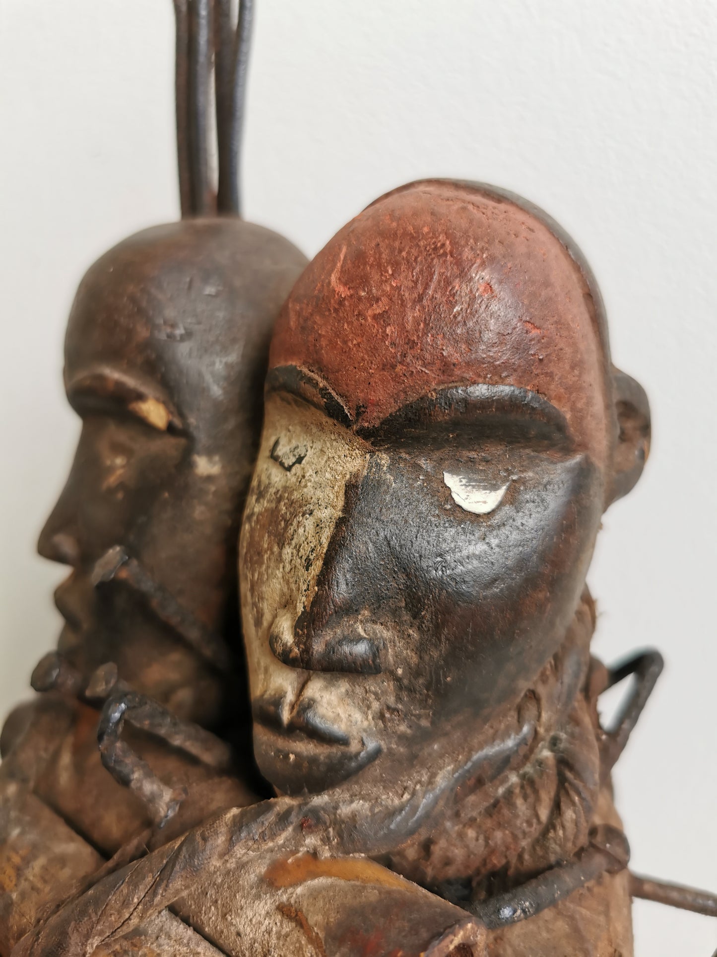 Double Headed Nkondi Statue Minkisi